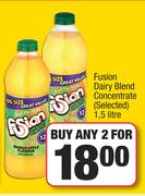 Fusion Dairy Blend Concentrate (Selected)-For Any 2 x 1.5L