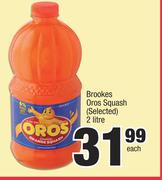 Brookes Oros Squash (Selected)-2L Each