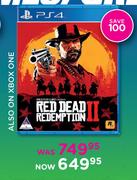 Red Dead Redemption II Game For PS4