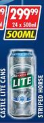 Castle Lite Cans-24 x 500ml
