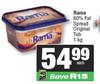 Rama 60% Fat Spread Original Tub-1Kg