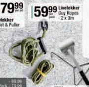Livelekker Guy Ropes-2 x 3m Per Pack