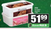 Spar Ice Cream Assorted-2L Each