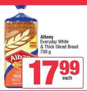 Albany Everyday White & Thick Sliced Bread-700g Each