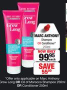 Marc Anthony Shampoo Or Conditioner-250ml Each