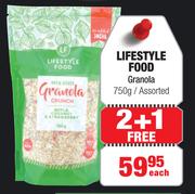 Lifestyle Food Granola Assorted-750g