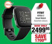 Fitbit Versa 2 Smart Watch Assorted Colours