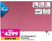Skyworth 109cm (43") FHD Google TV 43E5500G