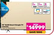 TCL 190cm (75") QLED Smart Google TV 75C655