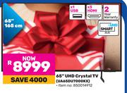 Samsung 165cm (65") UHD Crystal TV UA65DU7000KX