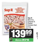 Sup R New Era Cleaned & Peeled Chicken Feet-5Kg