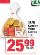 Spar Country Value Scones-10s Per Pack