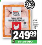 Spar Frozen Chicken Thighs-5Kg Per Pack