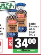 Sasko Premium White Bread-For 2 x 700g