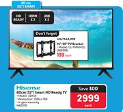 Hisense 80cm (32") Smart HD Ready TV 32A4K