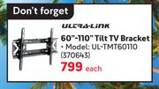 Ultra Link 60"-110" Tilt TV Bracket UL-TMT60110