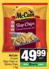 McCain Frozen Slap Chips Or Skinny Fries-1kg Each