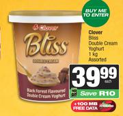 Clover Bliss Double Cream Yoghurt Assorted-1kg