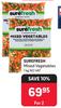 Surefresh Mixed Vegetables-For 2 x 1Kg 