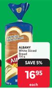 Albany White Sliced Bread-700g