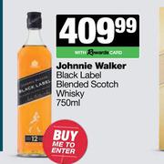 Johnnie Walker Black Label Blended Scotch Whisky-750ml