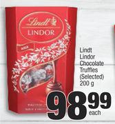 Lindt Lindor Chocolate Truffles-200g Each