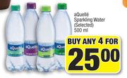 aQuelle Sparkling Water-For Any 4 x 500ml