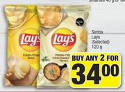 Simba Lays-For Any 2 x 120g