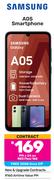 Samsung Galaxy A05 Smartphone-On Red Flexi 160