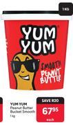 Yum Yum Peanut Butter Bucket (Smooth)-1Kg