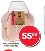 PnP Fresh Whole Chicken In Tray-Per Kg