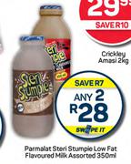 Parmalat Steri Stumpie Low Fat Flavoured Milk Assorted-Any 2 x 350ml