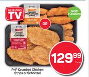 PnP Crumbed Chicken Strips Or Schnitzel-Per Kg