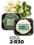 Cauliflower And Broccoli Prepacks-For 2