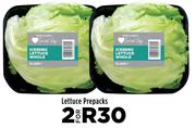Lettuce Prepacks-For 2