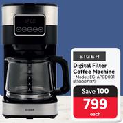 Eiger Digital Filter Coffee Machine EG-APC001