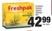 Freshpak Rooibos Tagless Teabags-80s Per Pack