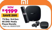 MI TV Box 3rd Gen 4K UHD Media Player Bundle 850037239