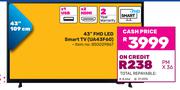 Samsung 43" (109cm) FHD LED Smart TV UA43F60