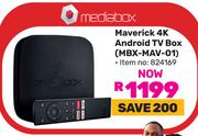 Mediabox Maverick 4K Android TV Box MBX-MAV-01