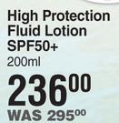 Bionike Defence Sun High Protection Fluid Lotion SPF50+-200ml