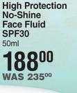 Bionike Defence Sun High Protection  No Shine Face Fluid SPF30-50ml