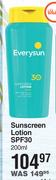 Everysun Sunscreen Lotion SPF30-200ml