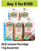 Ace Instant Porridge Assorted-For 5 x 1Kg