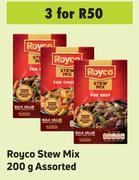 Royco Stew Mix Assorted-For 3 x 200g
