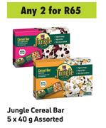 Jungle Cereal Bar Assorted-For 2 x 5 x 40g