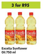 Excella Sunflower Oil-For 3 x 750ml