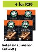 Robertsons Cinnamon Refill-For 4 x 40g