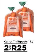 Carrot Thriftpacks-For 2 x 1Kg