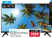 Hisense 80cm (32") Smart HD Reday TV 32A4K